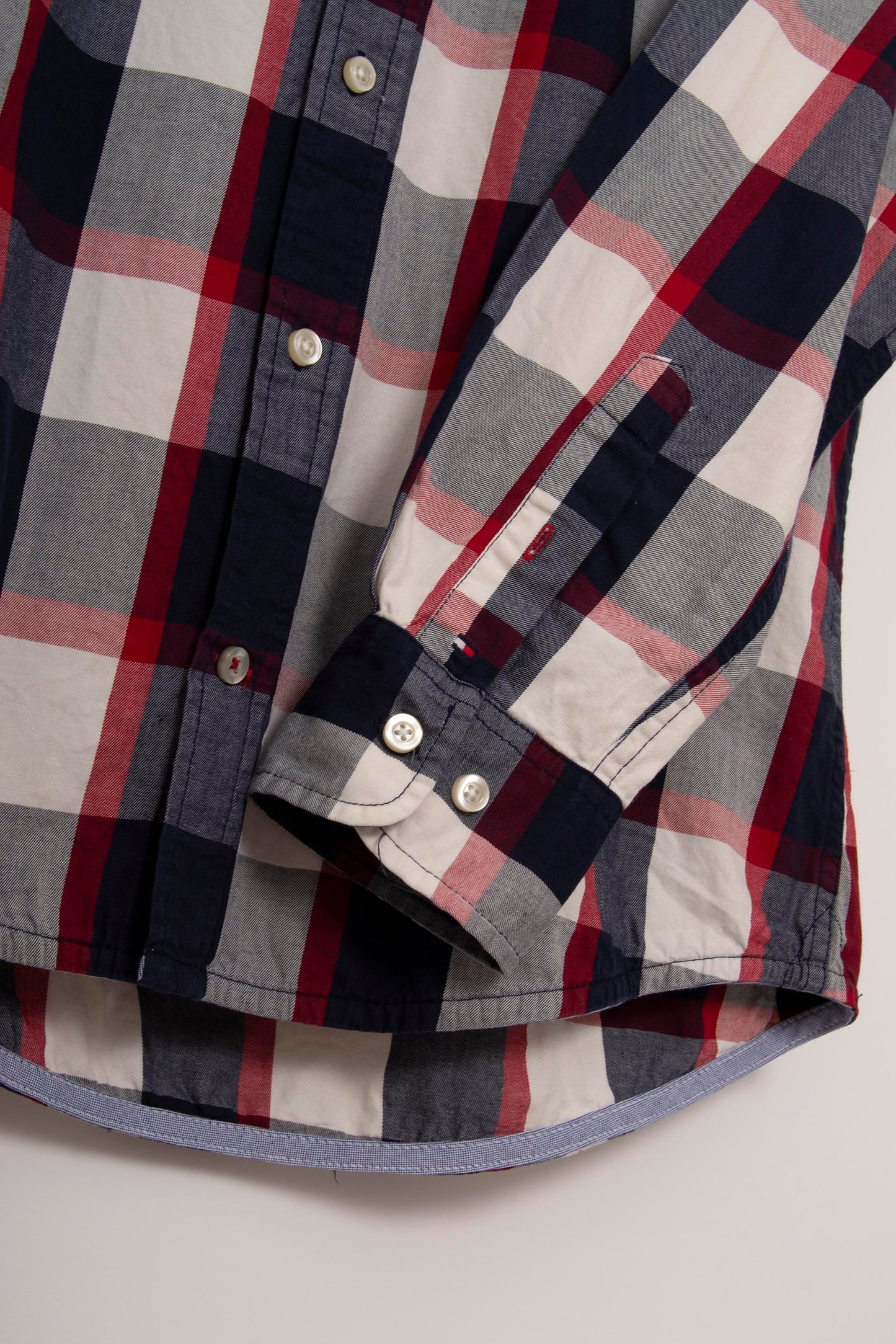 CAMISA LARGA CUADROS TOMMY HILFIGER