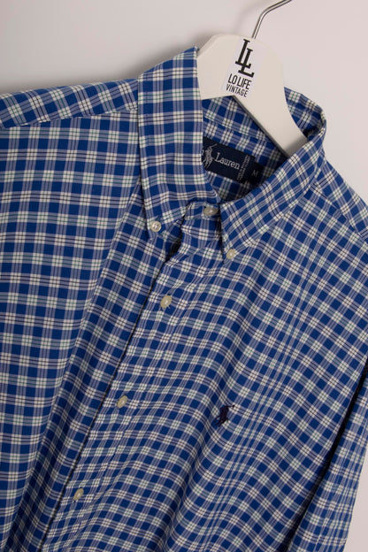 CAMISA CORTA CUADROS RALPH LAUREN