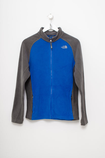 CHAQUETA POLAR NORTH FACE AZUL Y GRIS