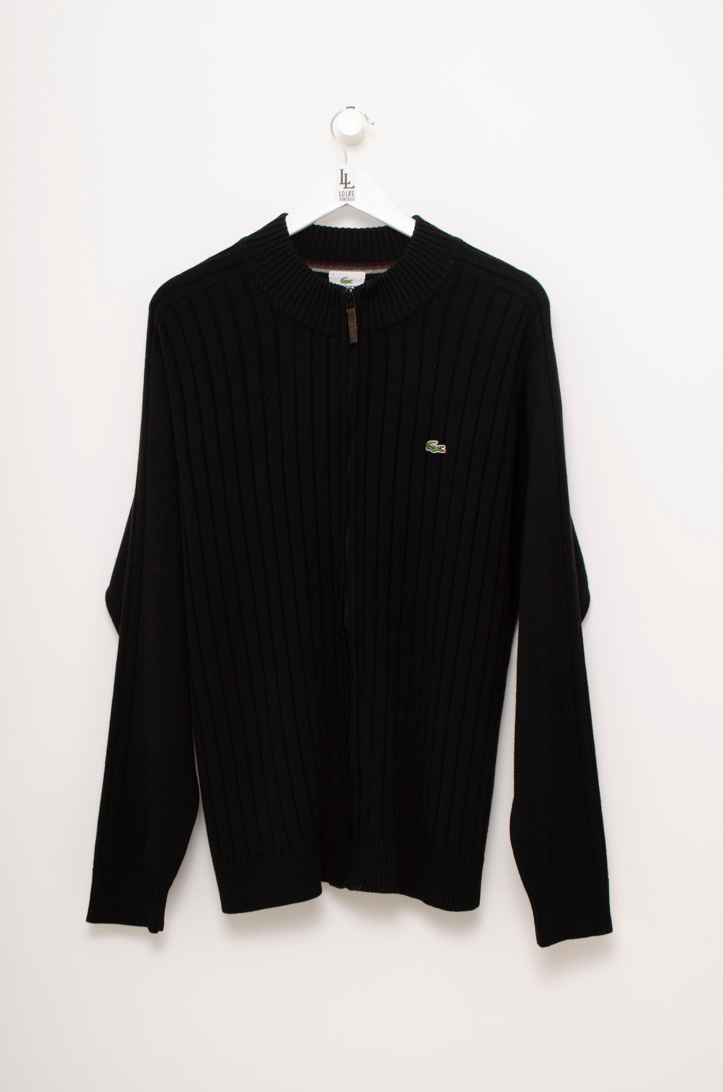 SUETER CHAQUETA LACOSTE NEGRA