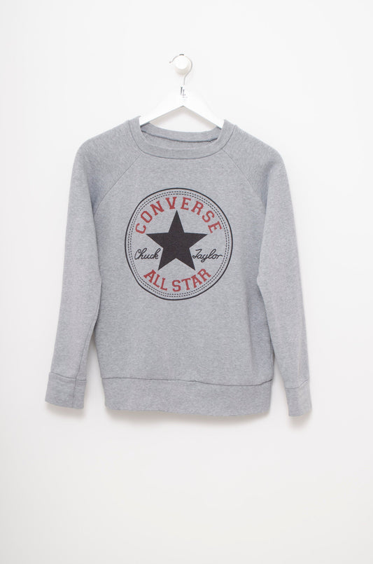 SUDADERA CONVERSE GRIS