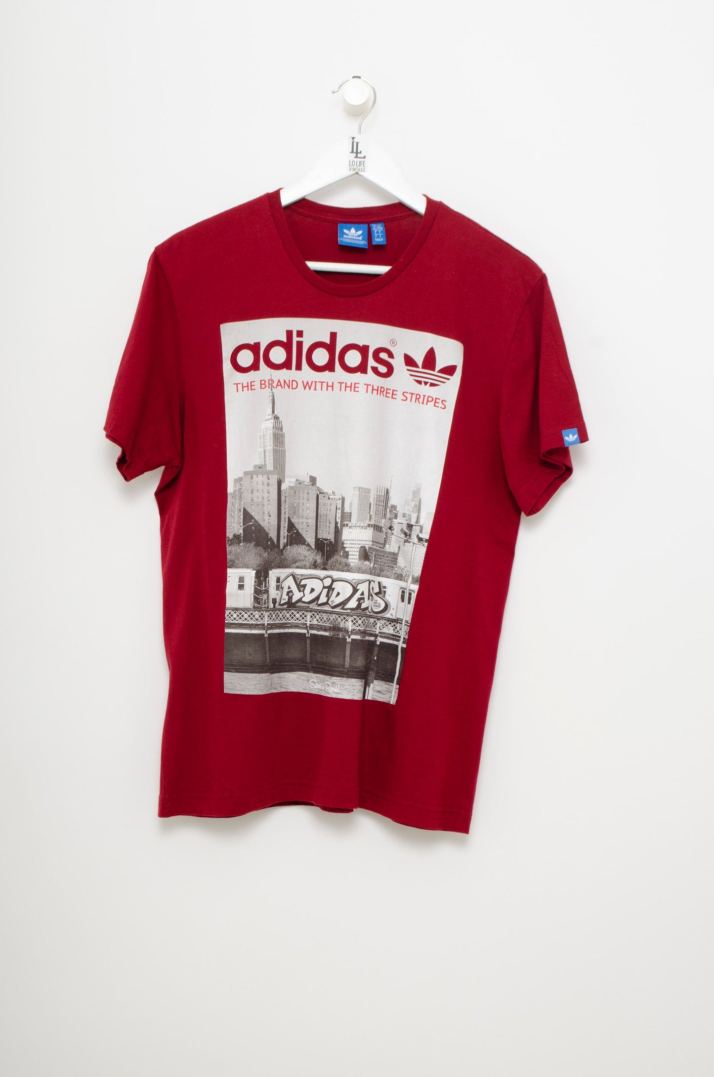 CAMISETA ADIDAS GRANATE ESTAMPADO