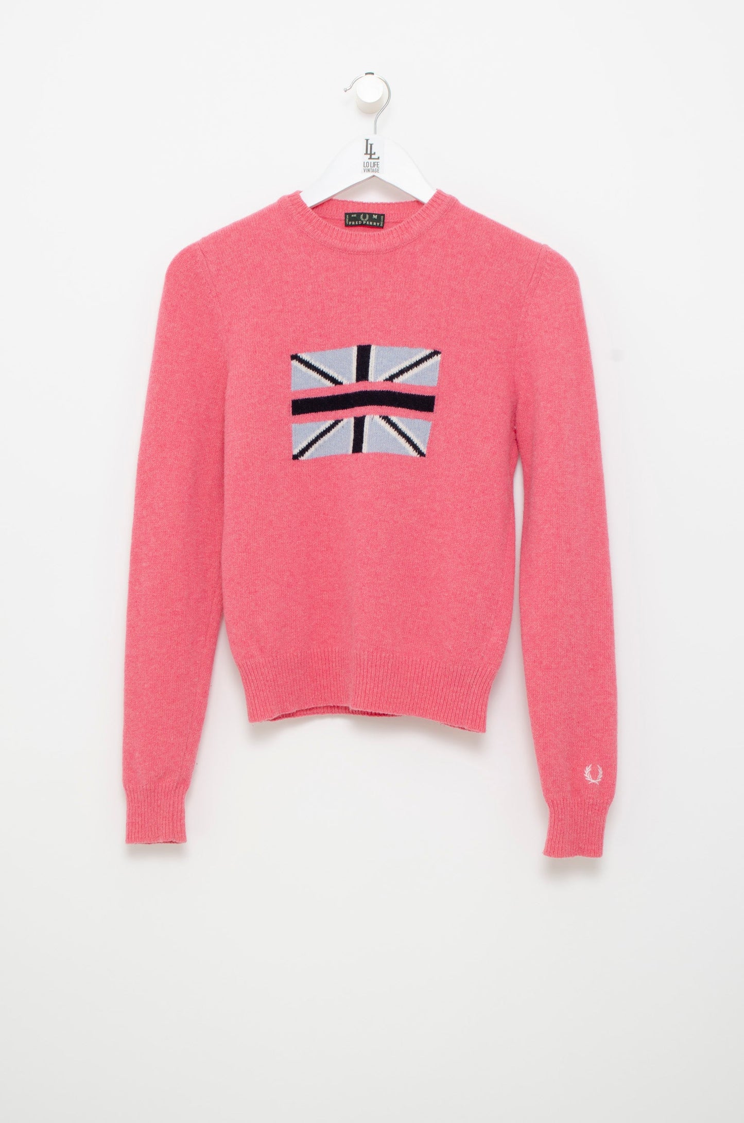 SUETER FRED PERRY ROSA ESTAMPADO