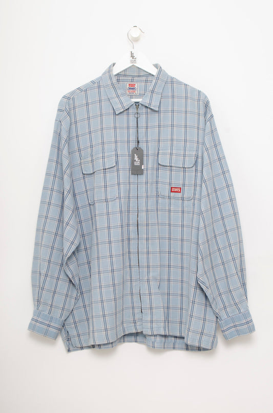 SOBRECAMISA LEVIS A CUADROS AZULES