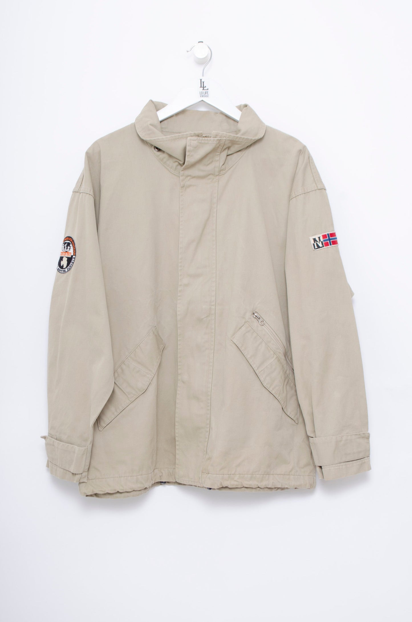 CHAQUETA NAPAPIJRI HARRINGTON BEIGE