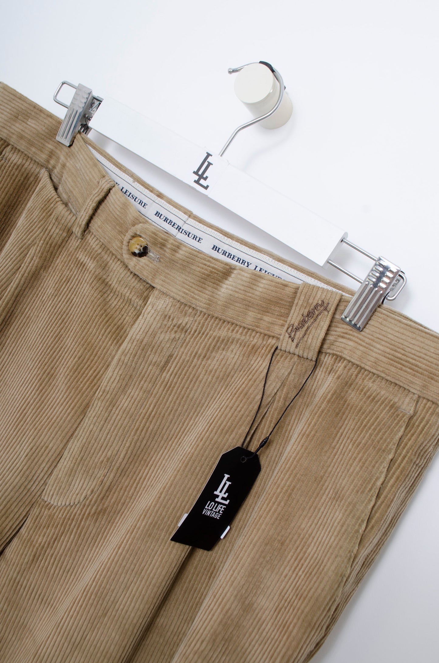 PANTALON BURBERRY PANA BEIGE