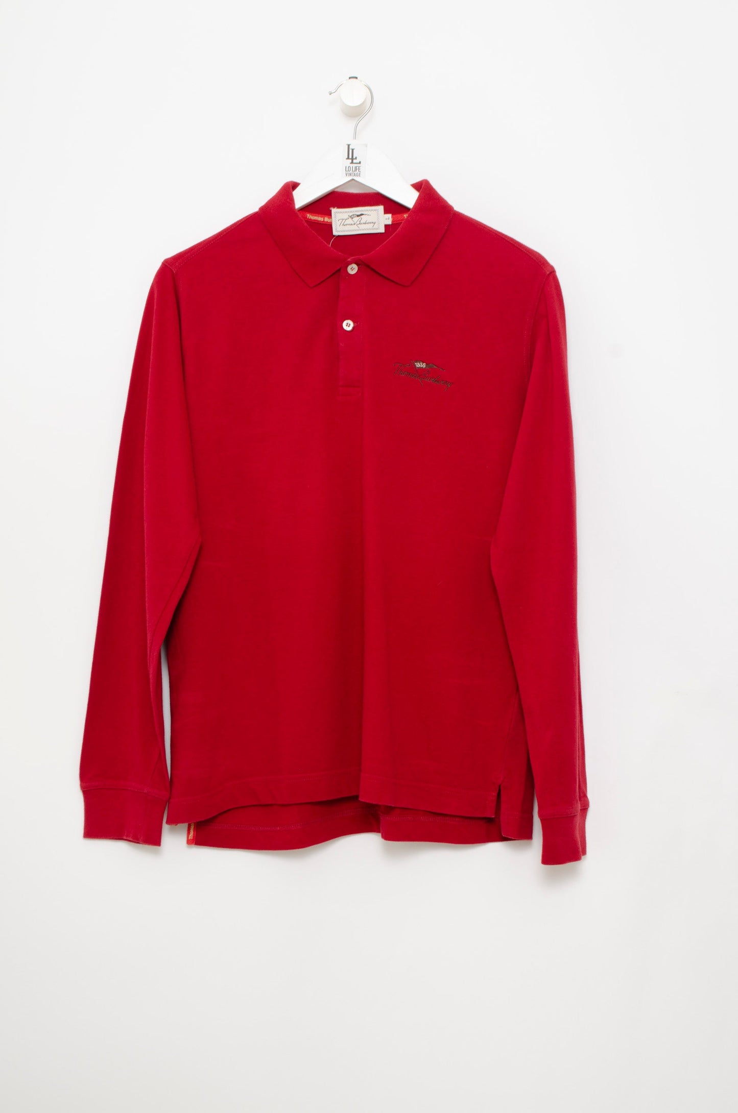 POLO LARGO THOMAS BURBERRY ROJO