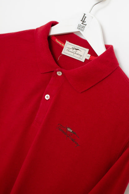 POLO LARGO THOMAS BURBERRY ROJO