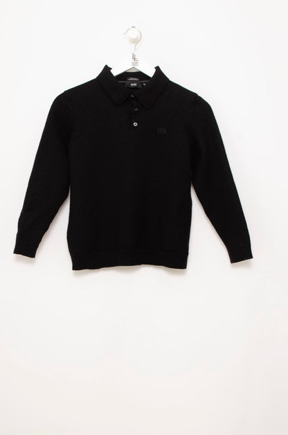 POLO DE PUNTO NEGRO HUGO BOSS