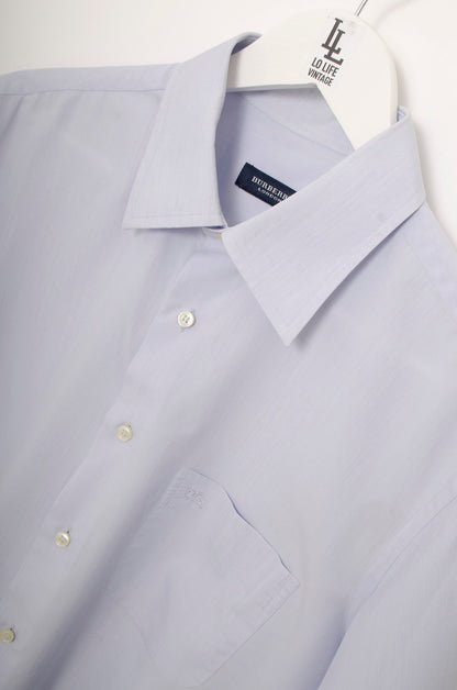 CAMISA CORTA BURBERRY AZUL