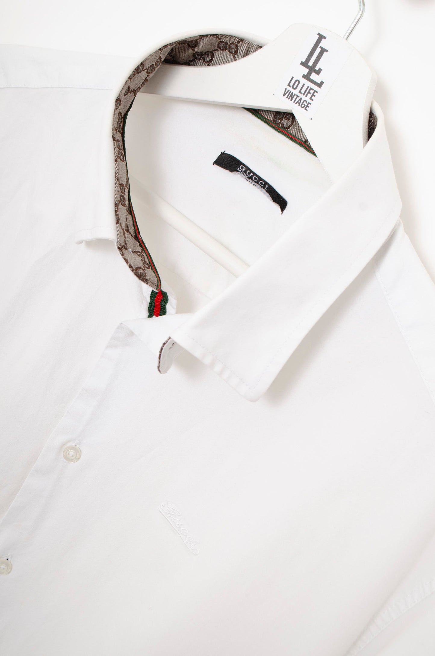 CAMISA GUCCI BLANCA CORTA