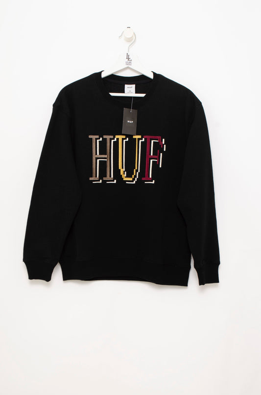 SUDADERA HUF NEGRA (NEW)