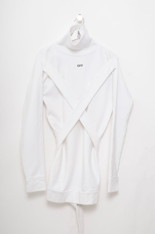 SUDADERA OFF-WHITE LARGA VESTIDO