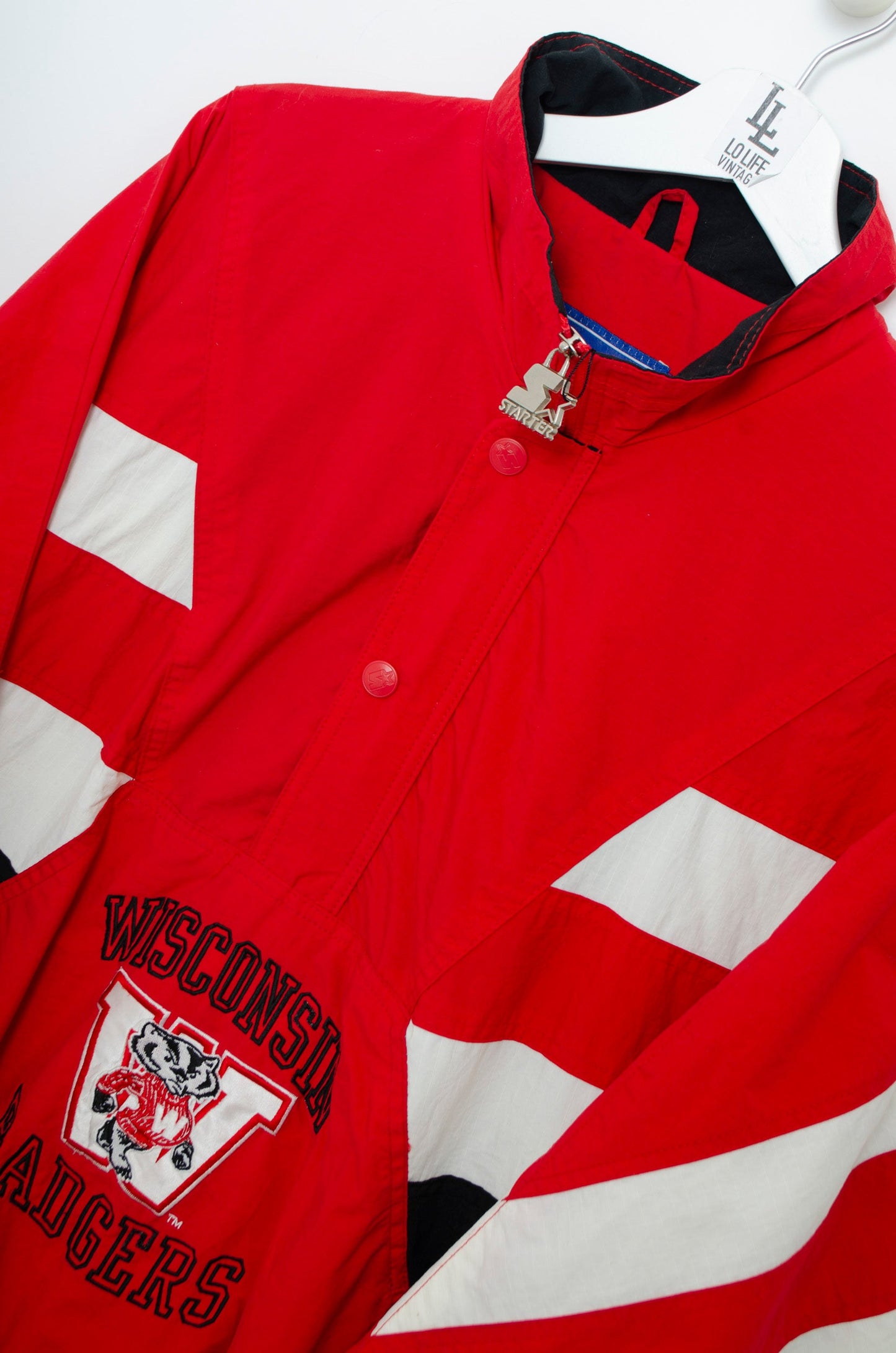 CHAQUETA STARTER WISCONSIN BADGERS 90'S