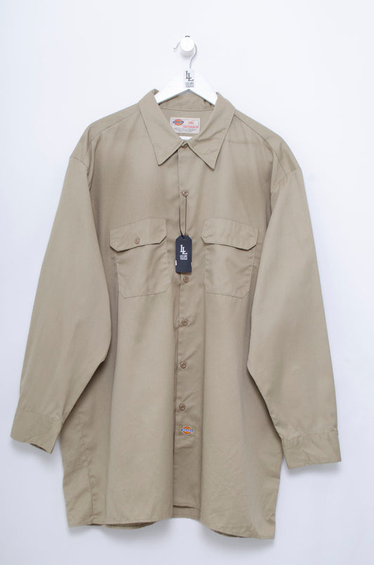 DICKIES CAMISA BEIGE LARGA