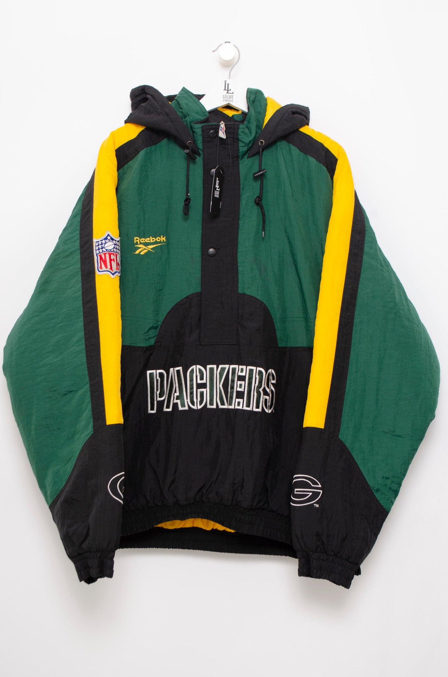 ABRIGO REEBOK PULLOVER PACKERS NFL