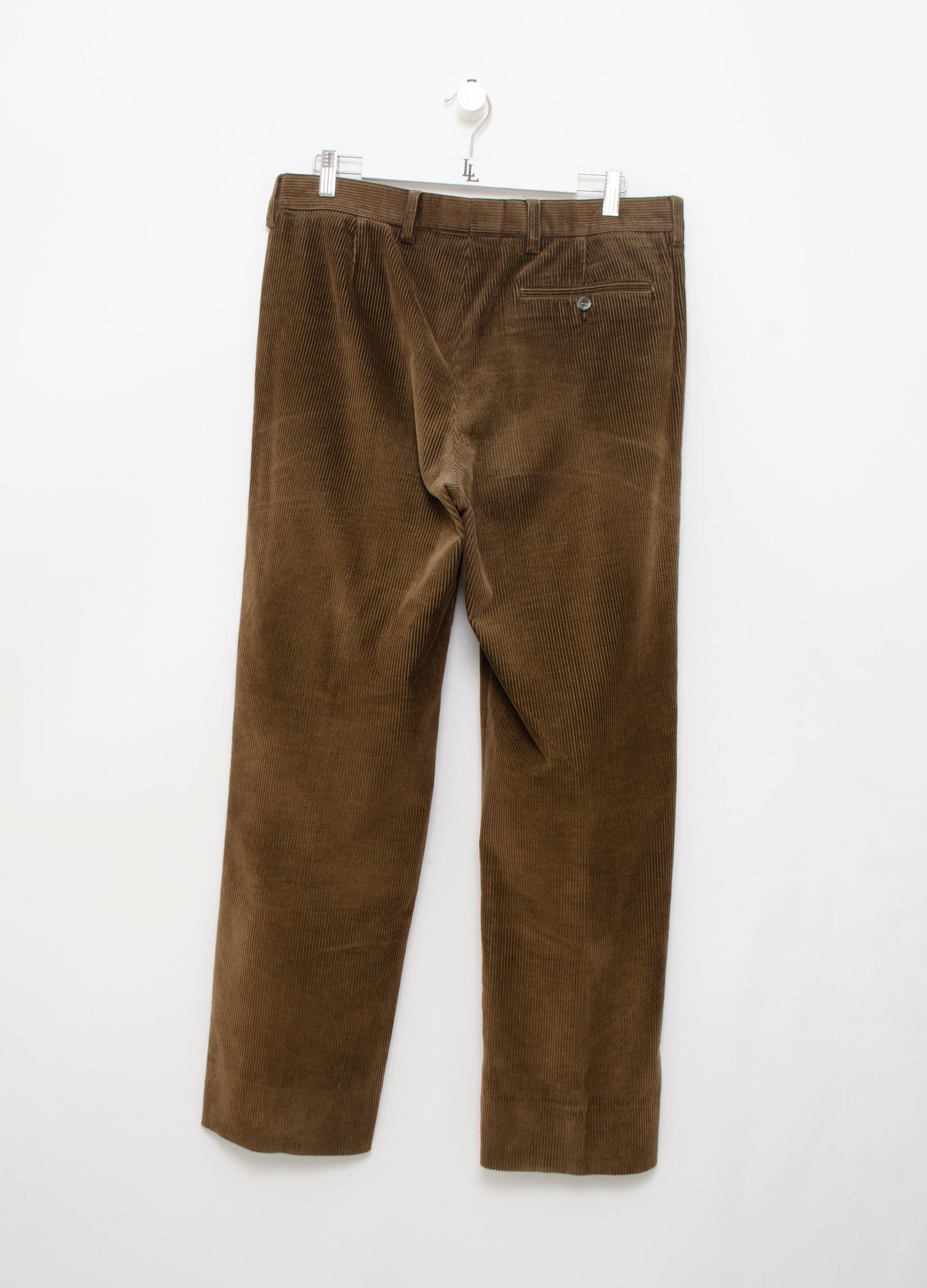 PANTALON BURBERRY PANA MARRON