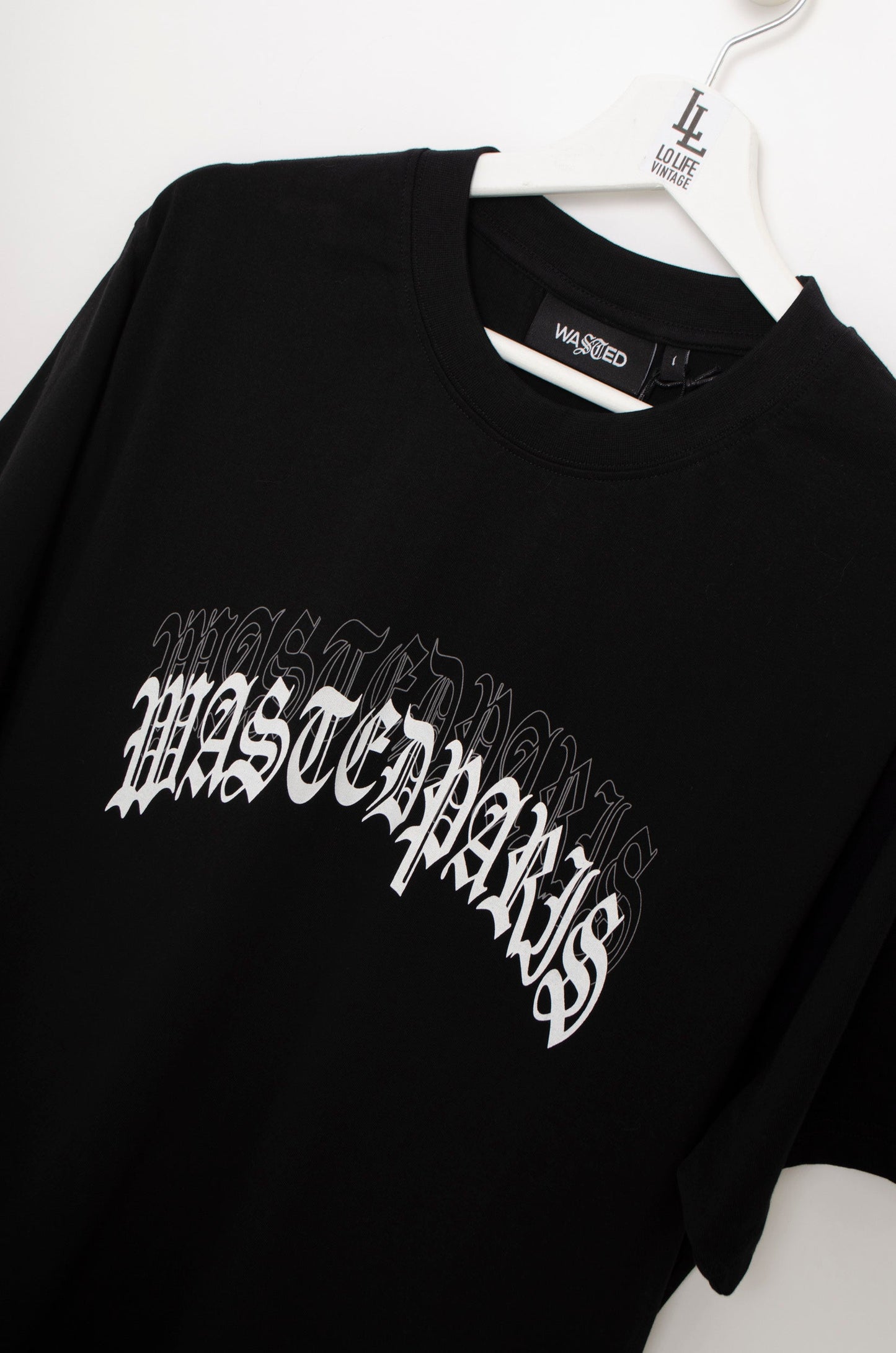 CAMISETA WASTED PARIS NEGRA OVERSIZE