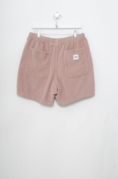 BERMUDAS OBEY CORD ROSA