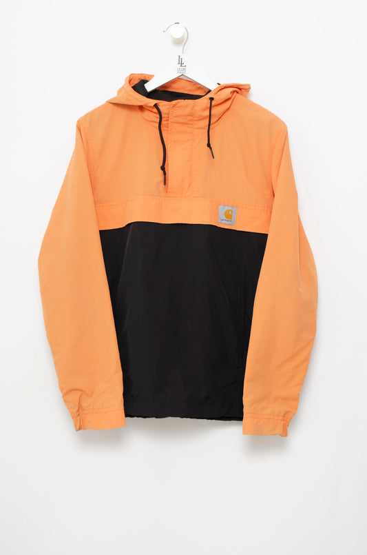 CARHARTT PULLOVER BLACK ORANGE