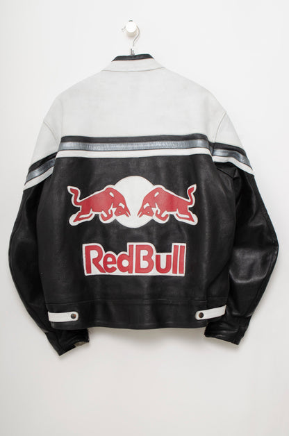 CHAQUETA RACING CUERO RED BULL