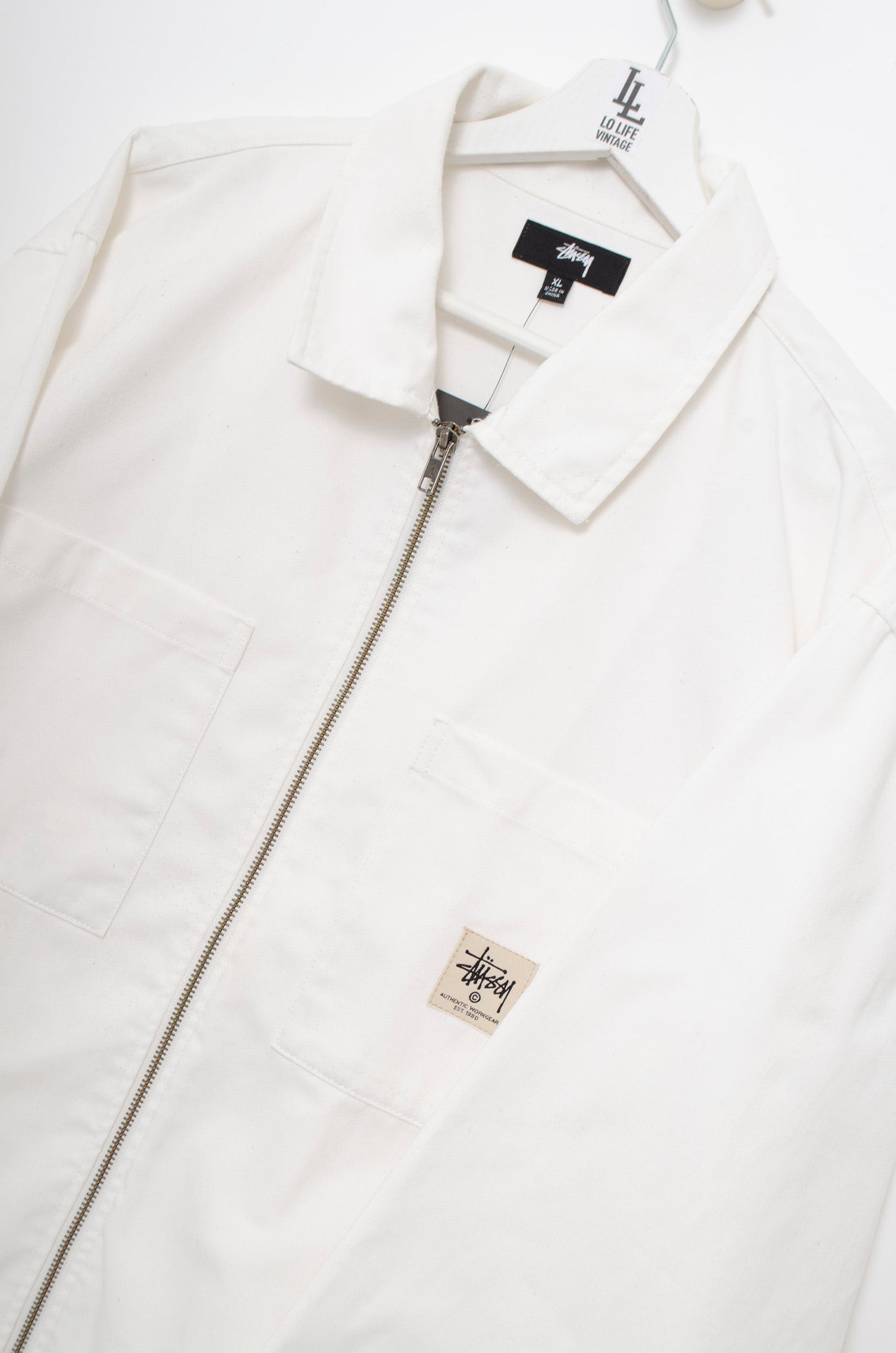 CHAQUETA STUSSY LIGHT WHITE