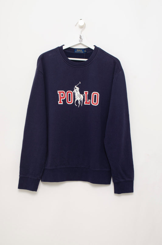 SUDADERA RALPH LAUREN AZUL MARINO